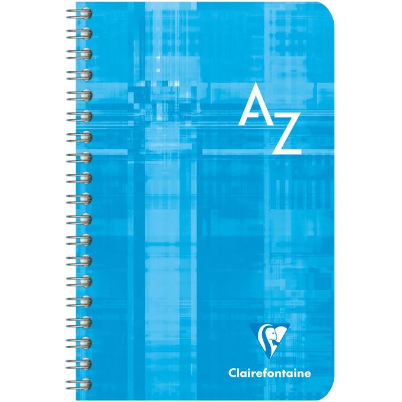 Répertoire reliure intégrale 11x17 cm 100 pages grands carreaux - Assortis