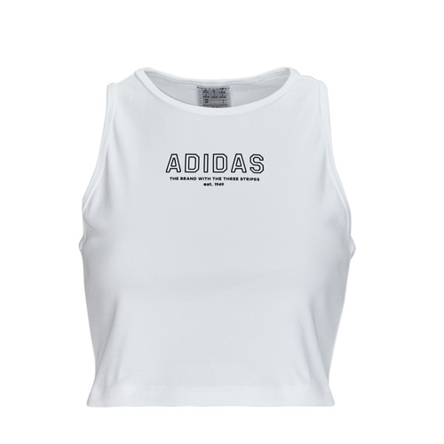 Adidas Sportswear - CROP TOP WHITE - Blanc