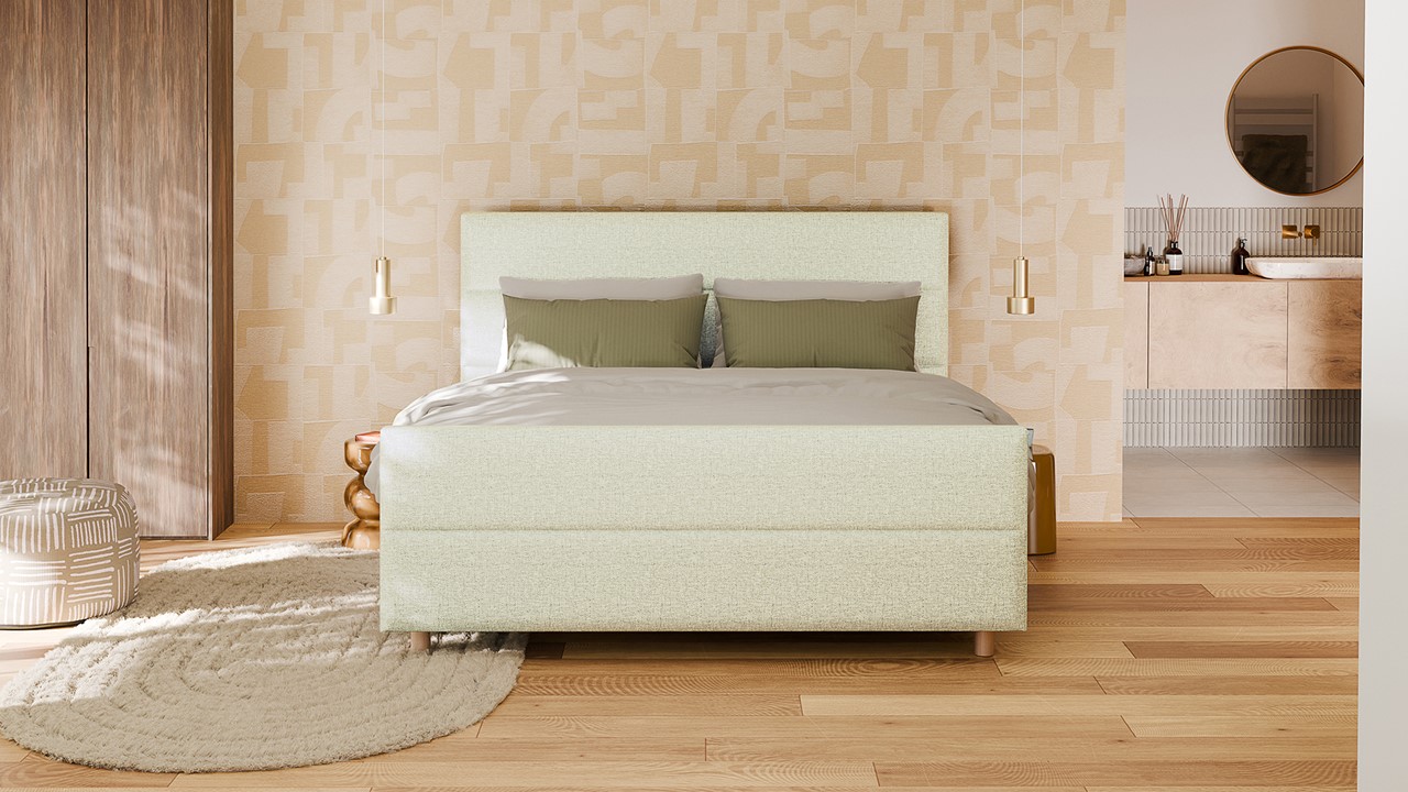Boxspring Mica - Bold touch natural