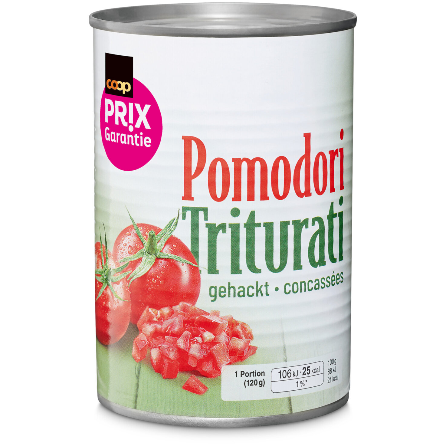 Prix Garantie gehackt Tomaten