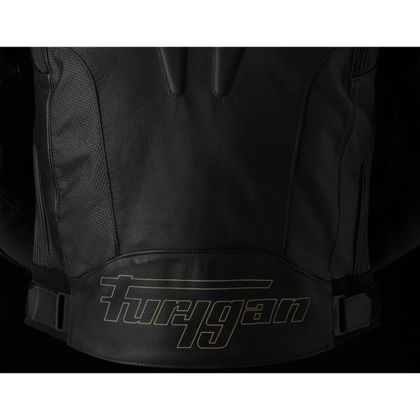 Blouson Furygan GHOST - BLACK BROWN - Noir