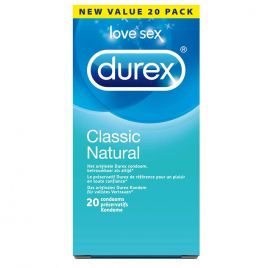 Durex Klassieke naturel condooms groot
