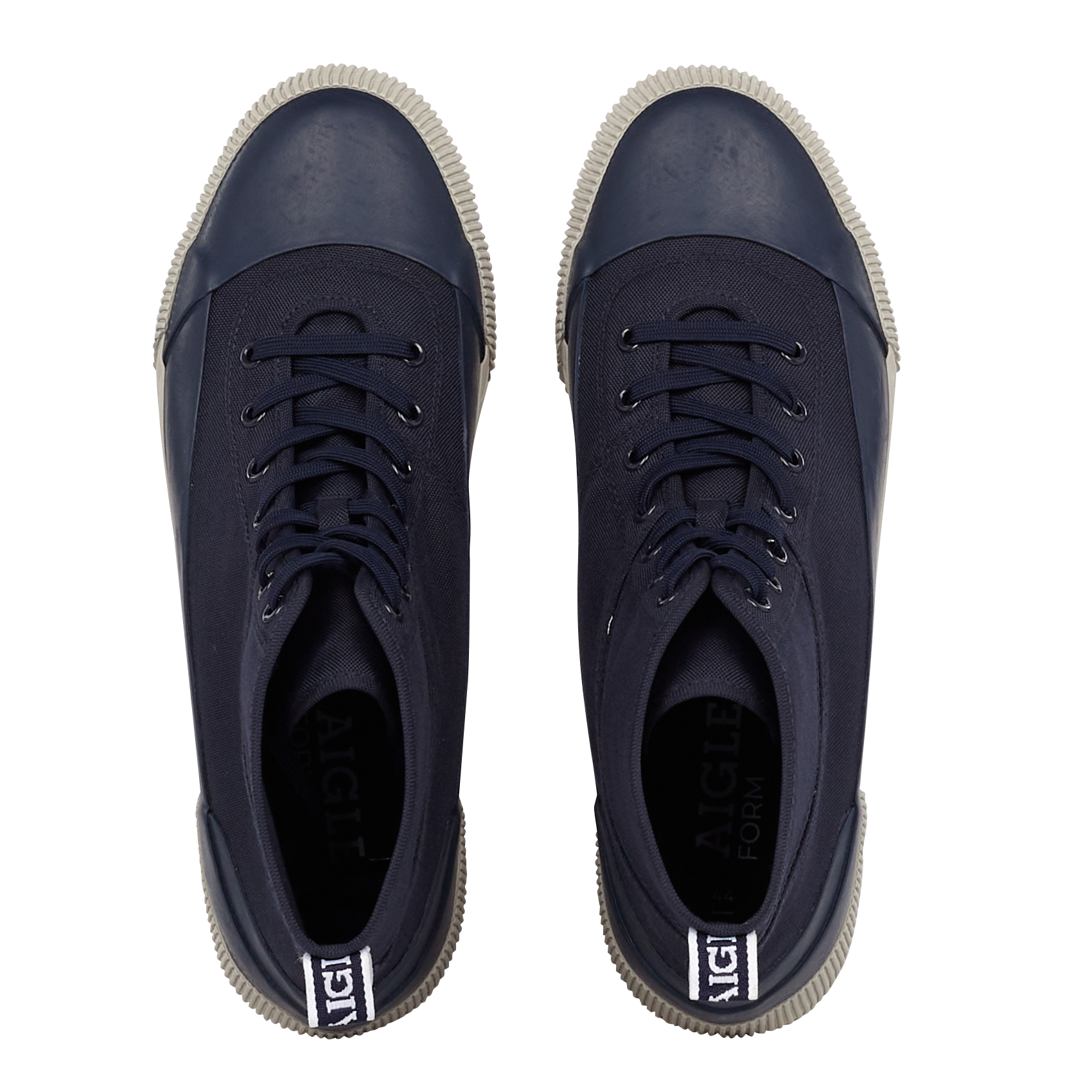 RUBBER MID M - Baskets montantes en toile | Bleu