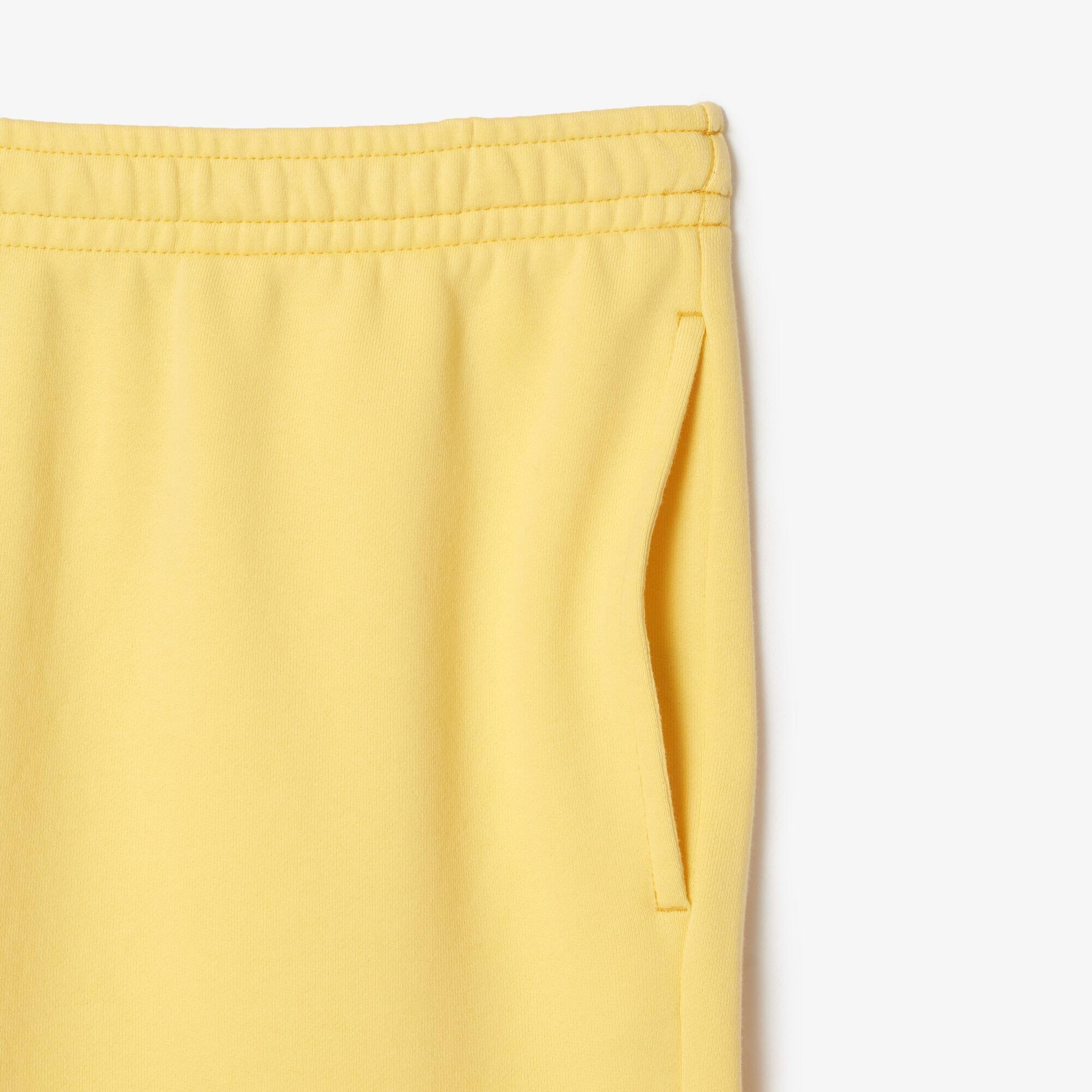 Jogging-Shorts mit LACOSTE-Aufdruck und verwaschenem Effekt Bermudas - Gelb - Lacoste - Herren