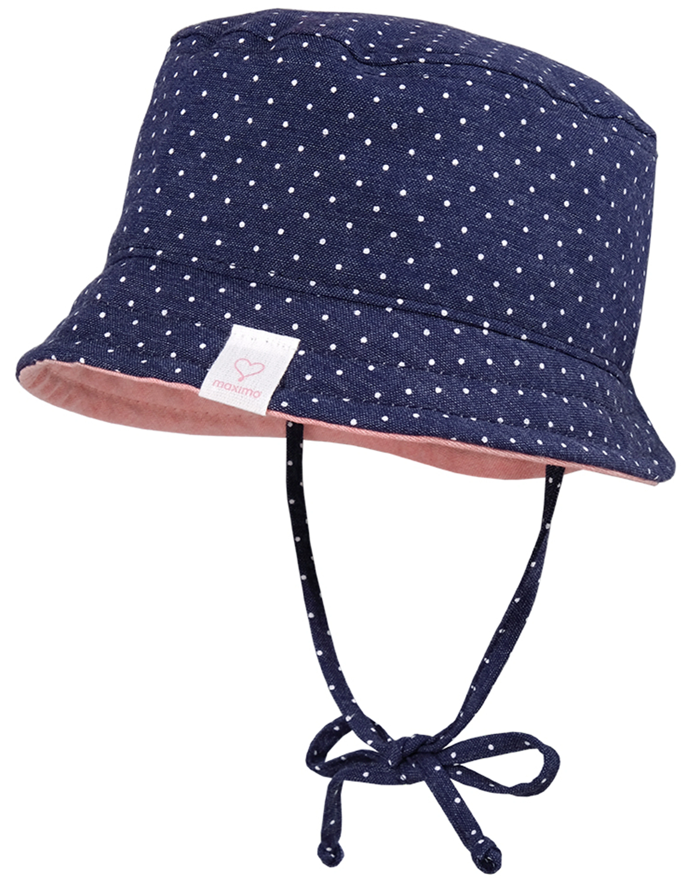 Sommerhut SUNSHINE gepunktet in jeansblau