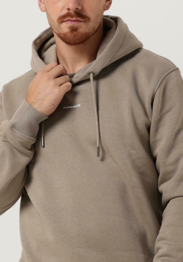 PUREWHITE taupe purewhite sweater pure logo hoodie