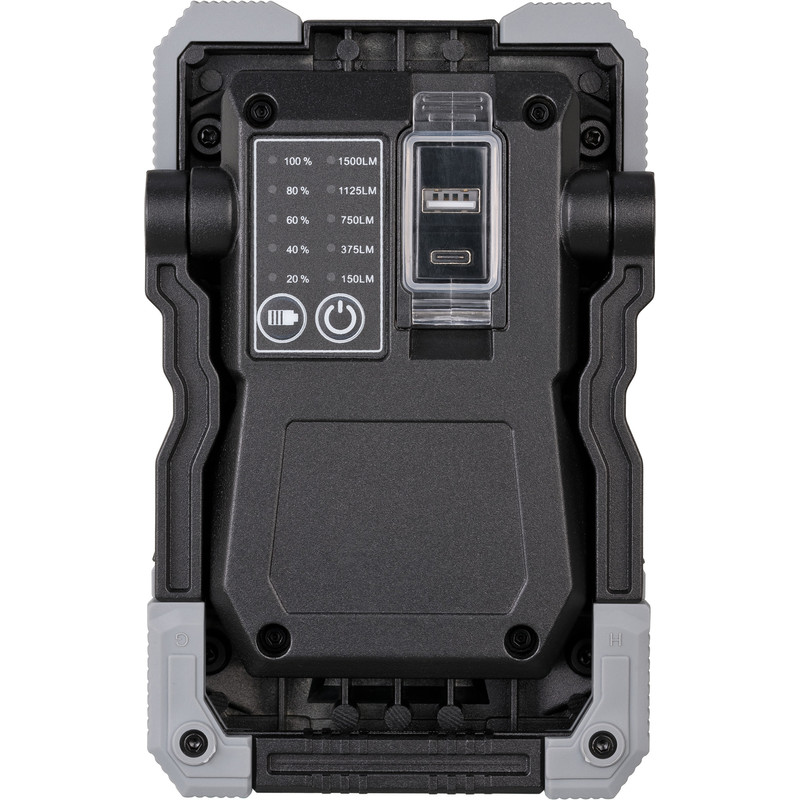 Brennenstuhl LED oplaadbare krachtstraler met accu en USB IP65 15W 1500lm 6500K