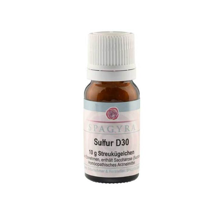Sulfur D 30 Globuli, 10 g