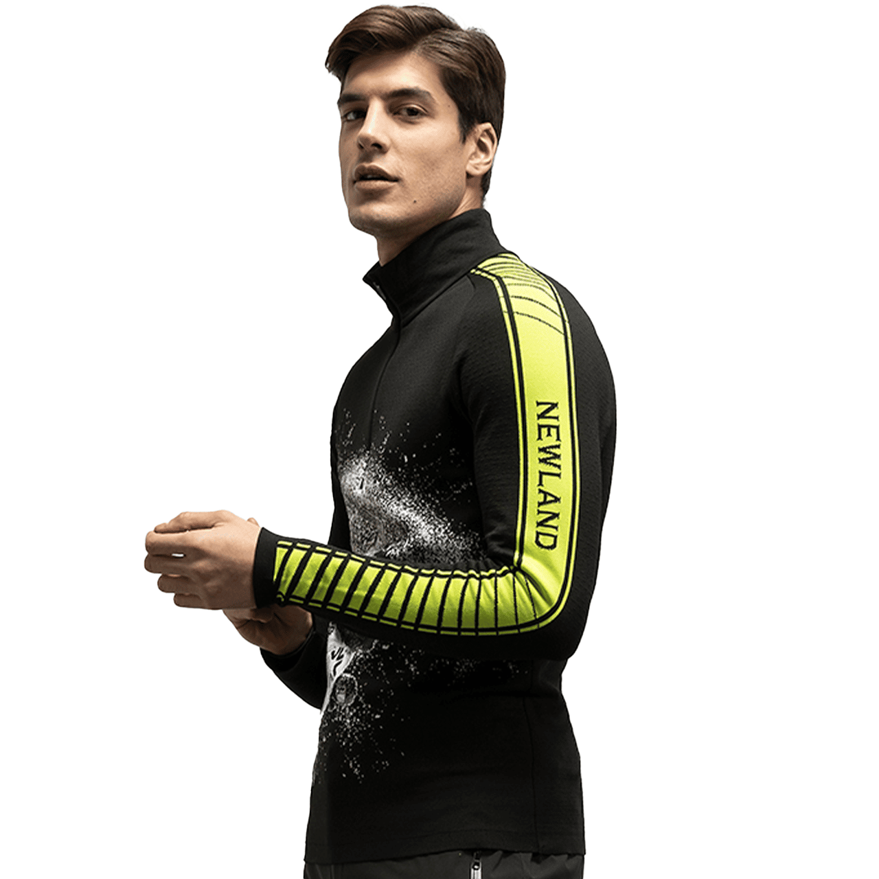 Newland Herren gestricktes Funktionsshirt DIEZ black-white | Newland Skibekleidung Herren | Newland | N | Brands | XSPO-Fashion
