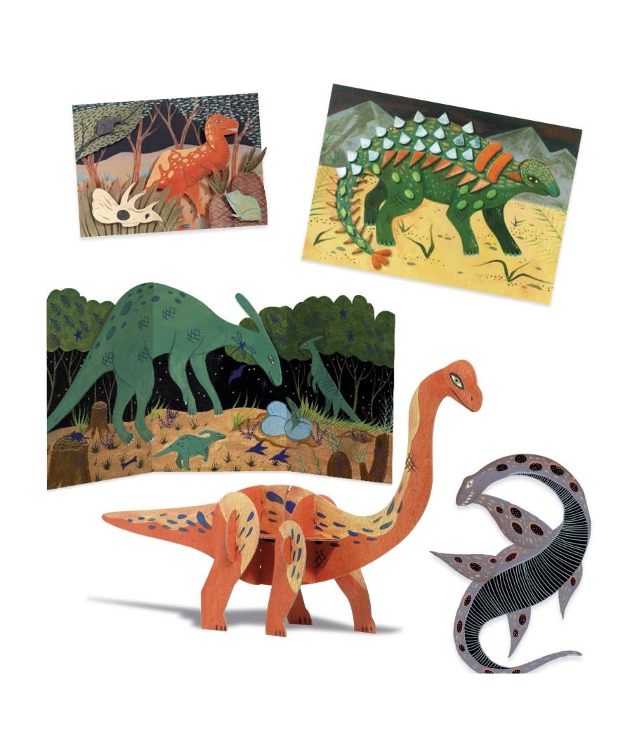Djeco dj09331 Knutselset dinosaurussen