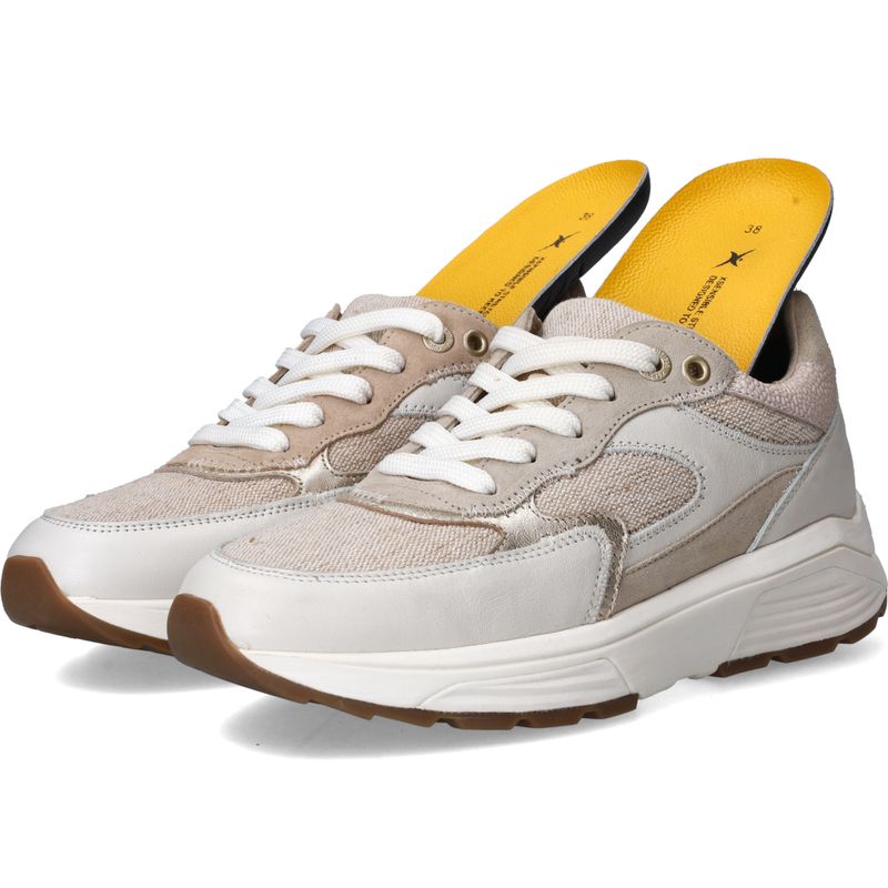 Xsensible Ponte Vecchio Stretchwalker Sneakers Beige Dames