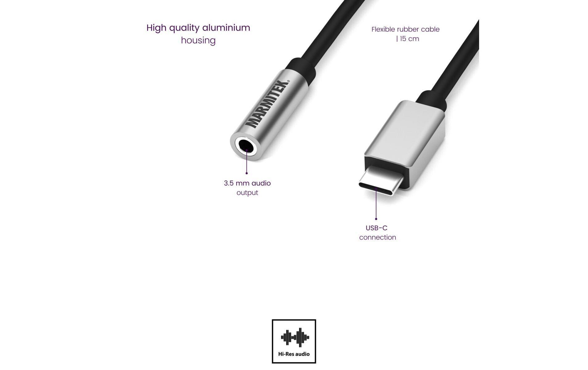 Adapter Connect USB-C > AudioUSB-C auf AUX Adapter
