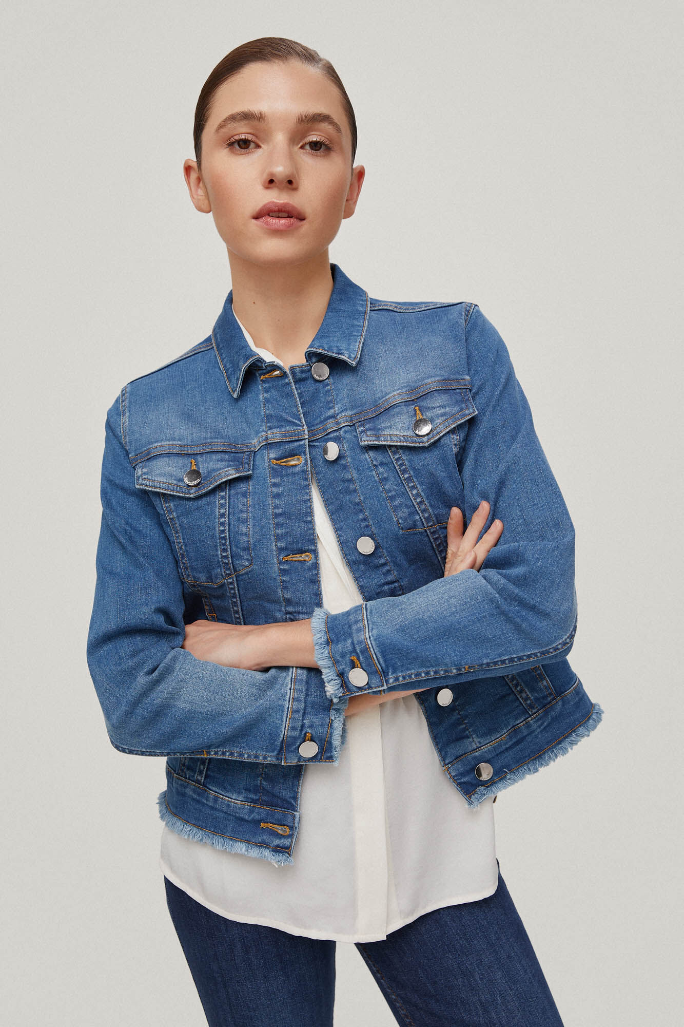 Jaqueta jeans - Azul