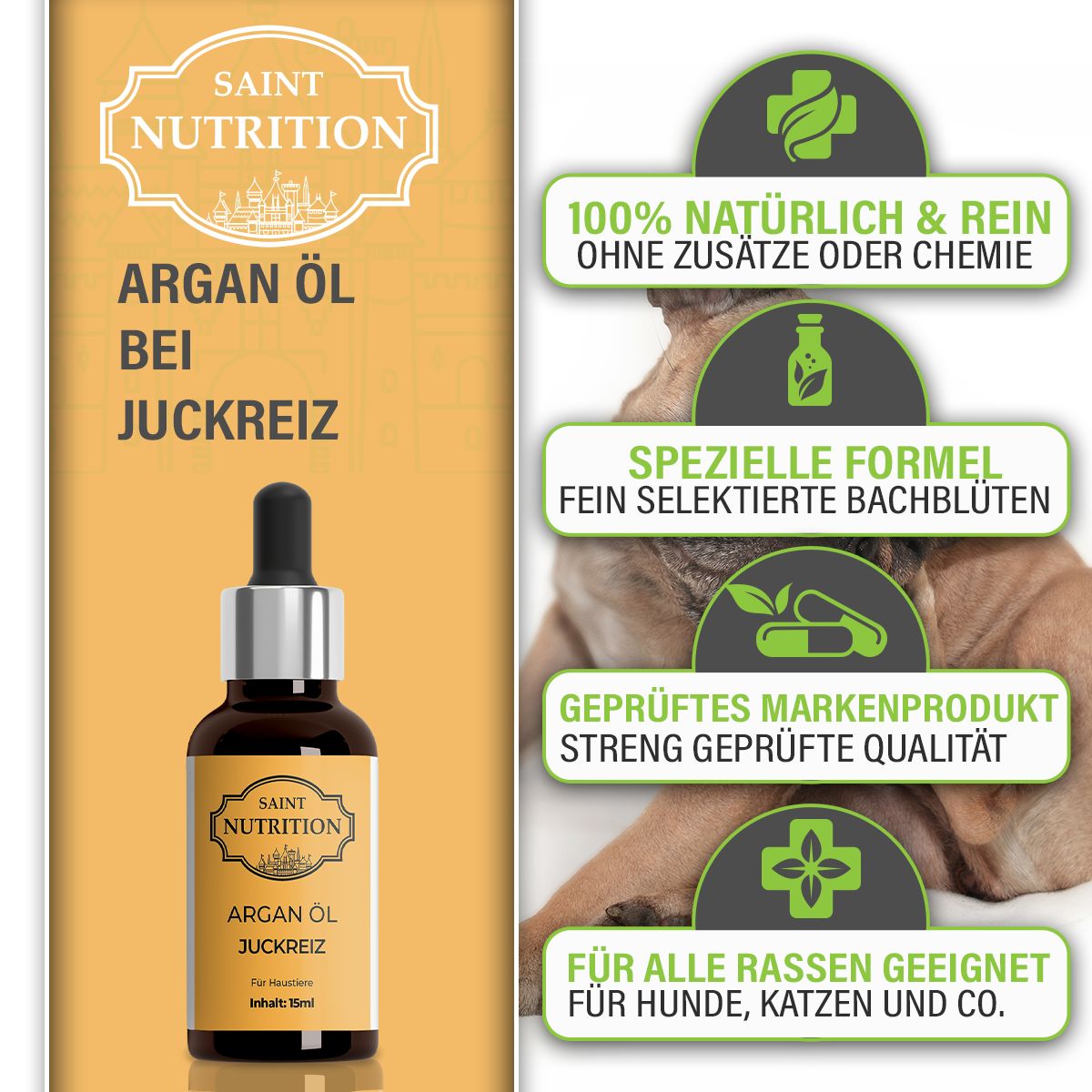 Saint Nutrition® | Anti Juckreiz Argan Öl