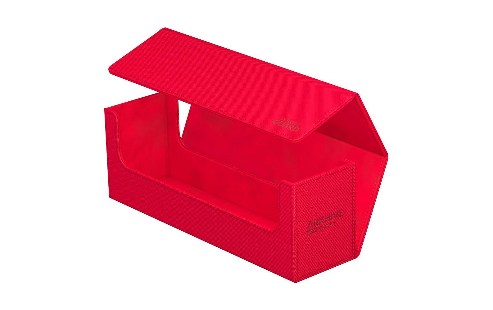 Kartenbox XenoSkin Arkhive Monocolor 400+ RotHochwertige Box für Sammelkarten in Standardgrösse