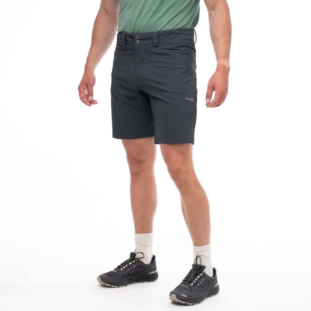 Vandre Light Softshell Shorts Herre Dark Shadow Grey