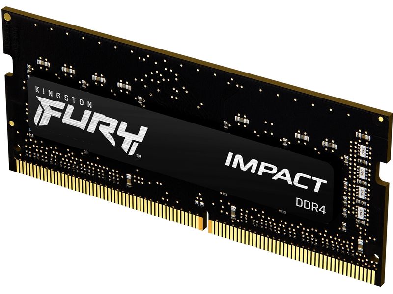Kingston SO-DDR4-RAM FURY Impact 3200 MHz 1x 16 GB High-Performance Arbeitsspeicher mit Plug N Play Kompatibilität