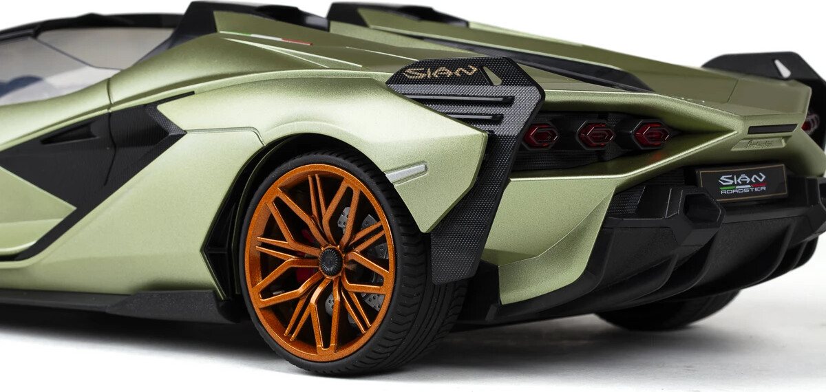 Fjernstyret Lamborghini Sian - 1:12 - 2,4 Ghz - Grøn