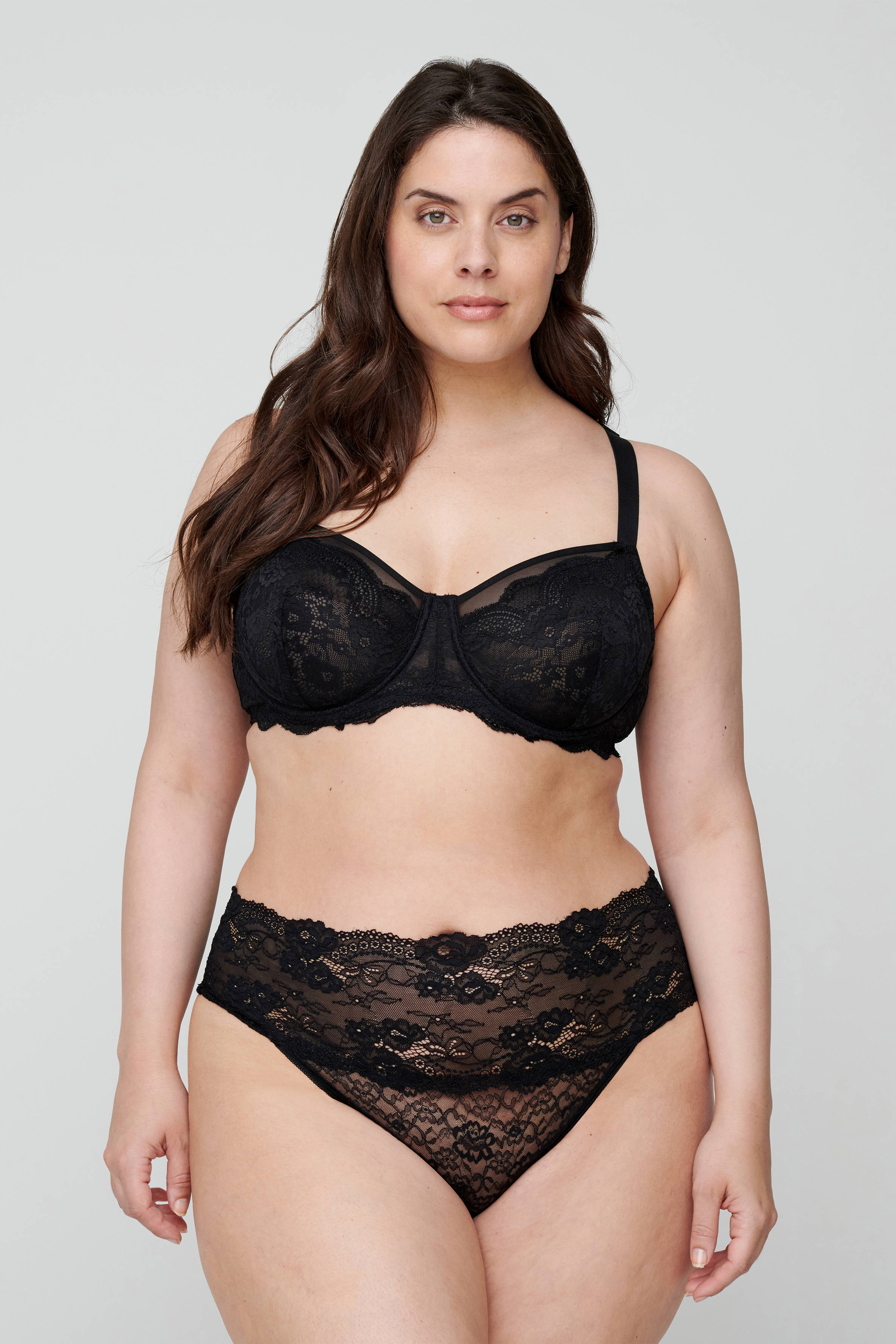 Zizzi string LAZALEA (set van 2) zwart