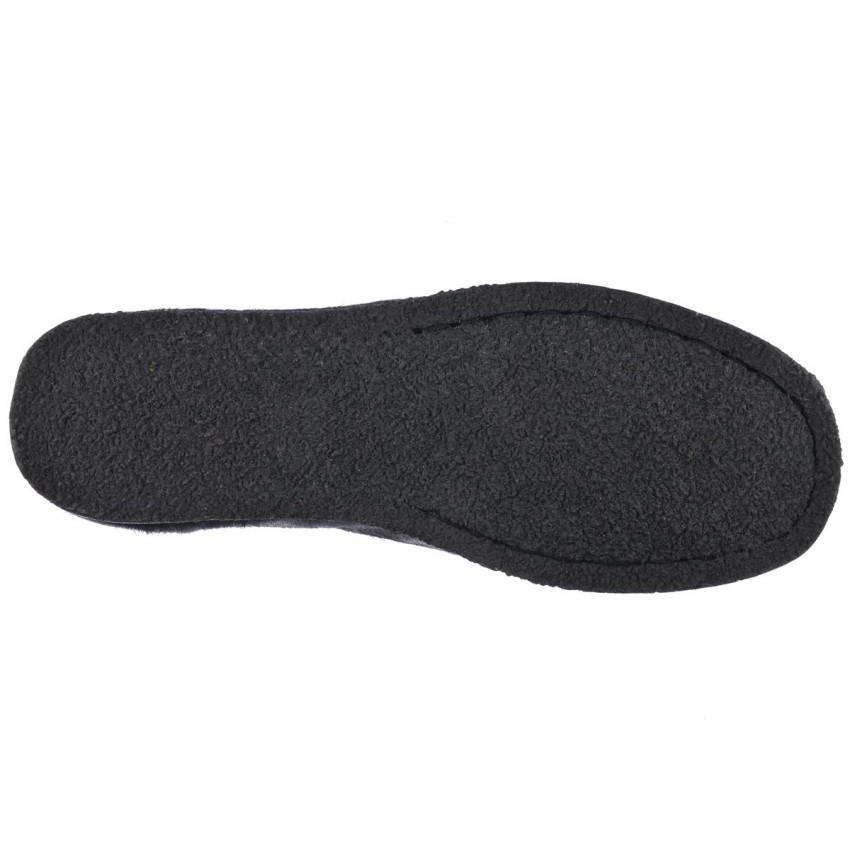 KOALA WILD TOTAL BLACK-Mocassin en cuir pour femme