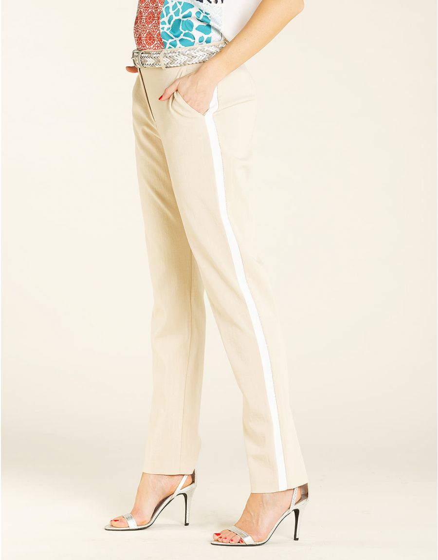 Pantalon chic beige