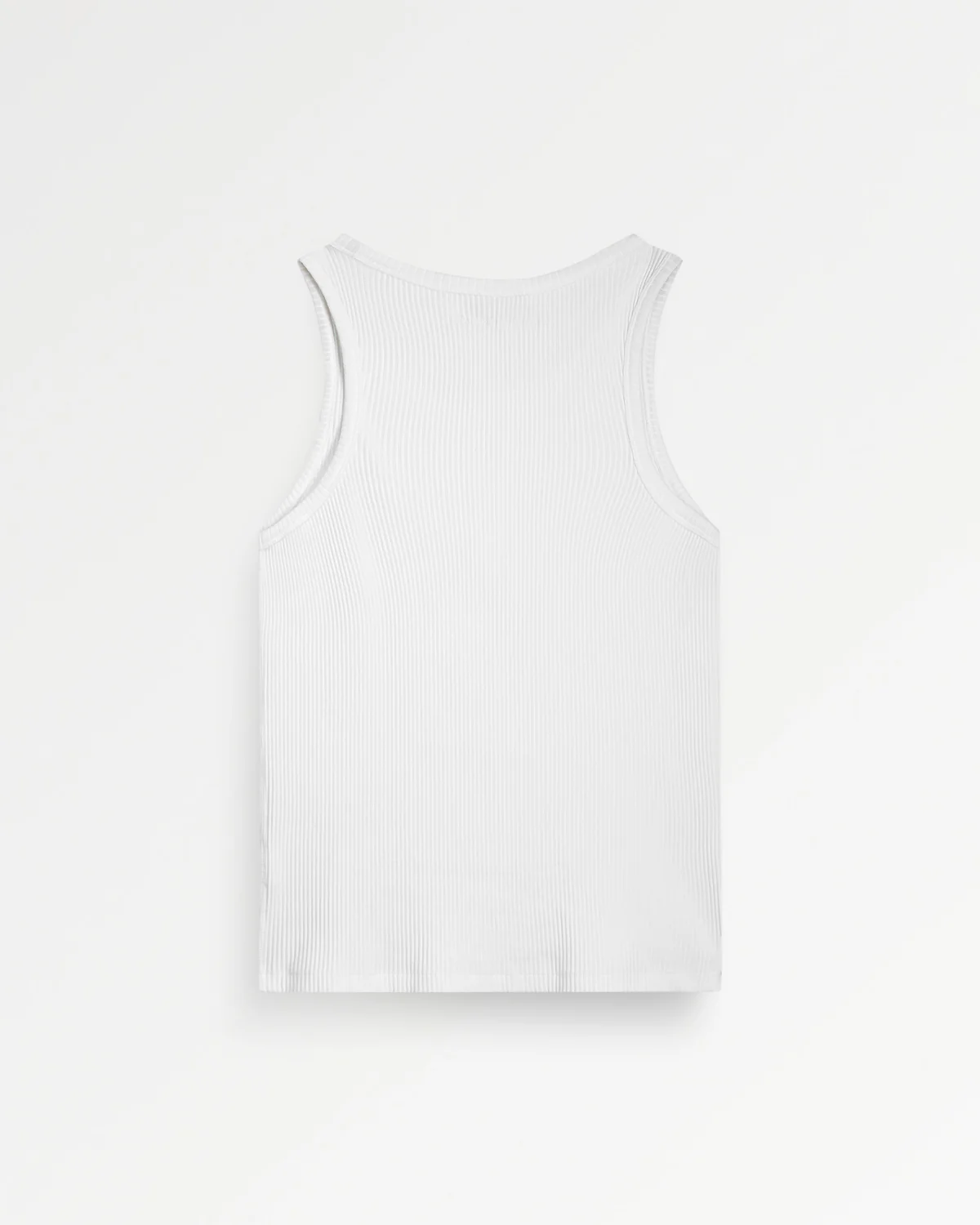 Tank Top Ribbed White