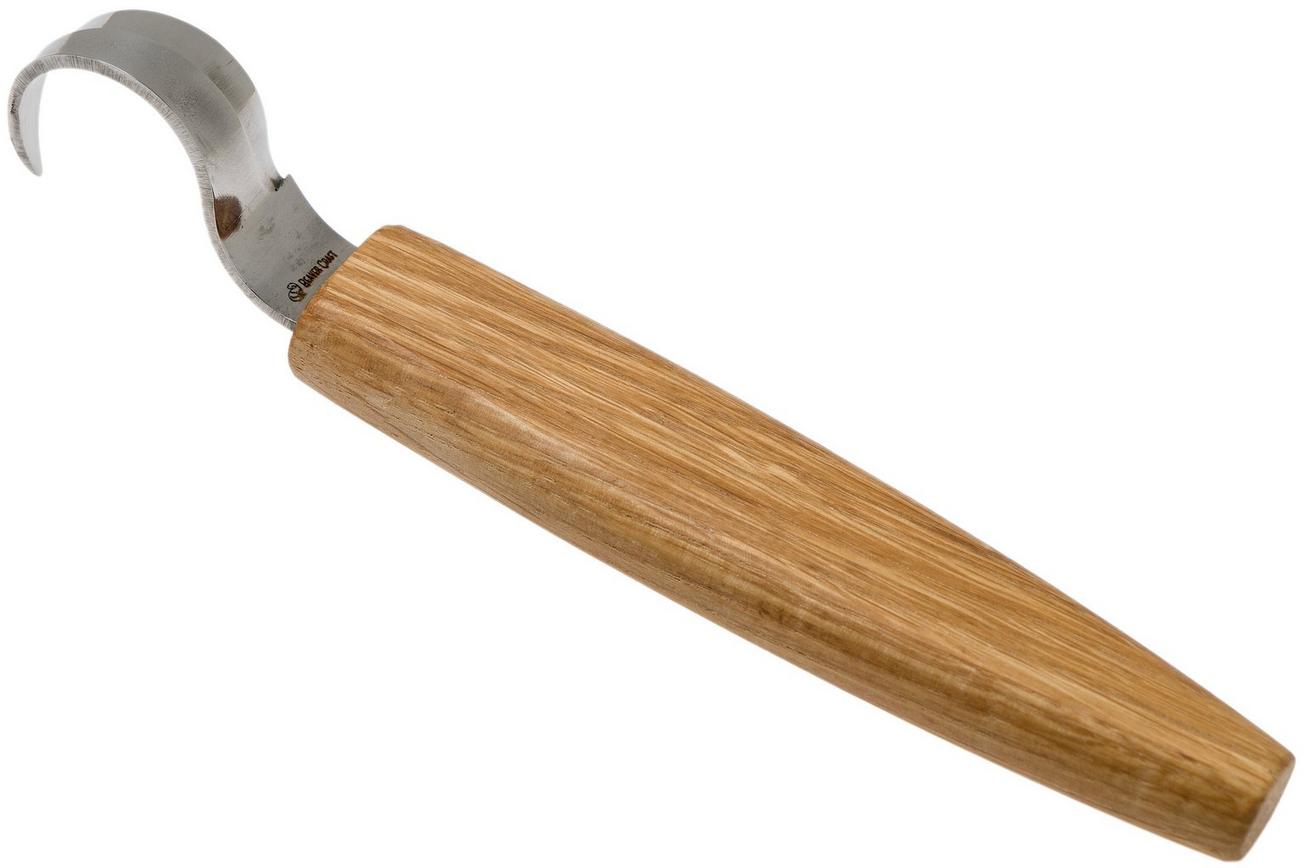BeaverCraft Oak Spoon Carving Knife 25 mm SK1SOAK, rechtshandig lepelmes met schede