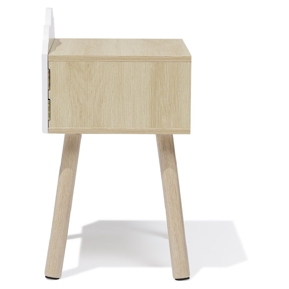 Chevet Nuage MDF et pin blanc - L34xP30xH54 cm
