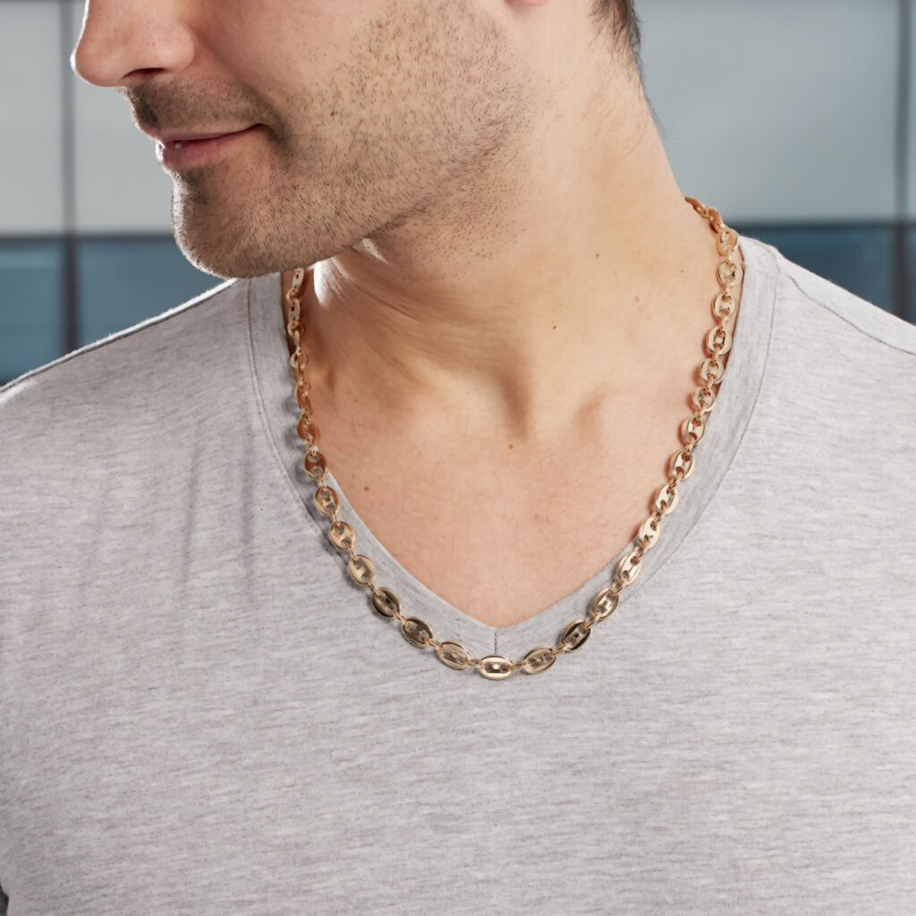 Collier William Plaqué Or Jaune