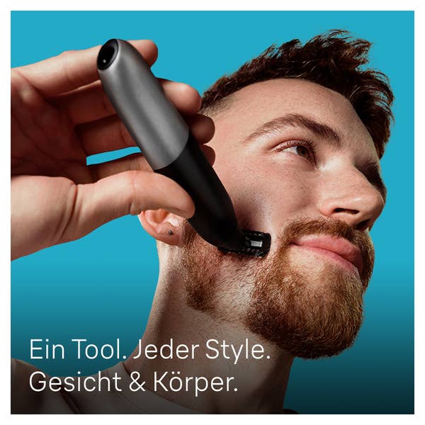 Braun Series X, Barttrimmer und Körperrasierer für Gesichts- und Körperhaare, XT5300