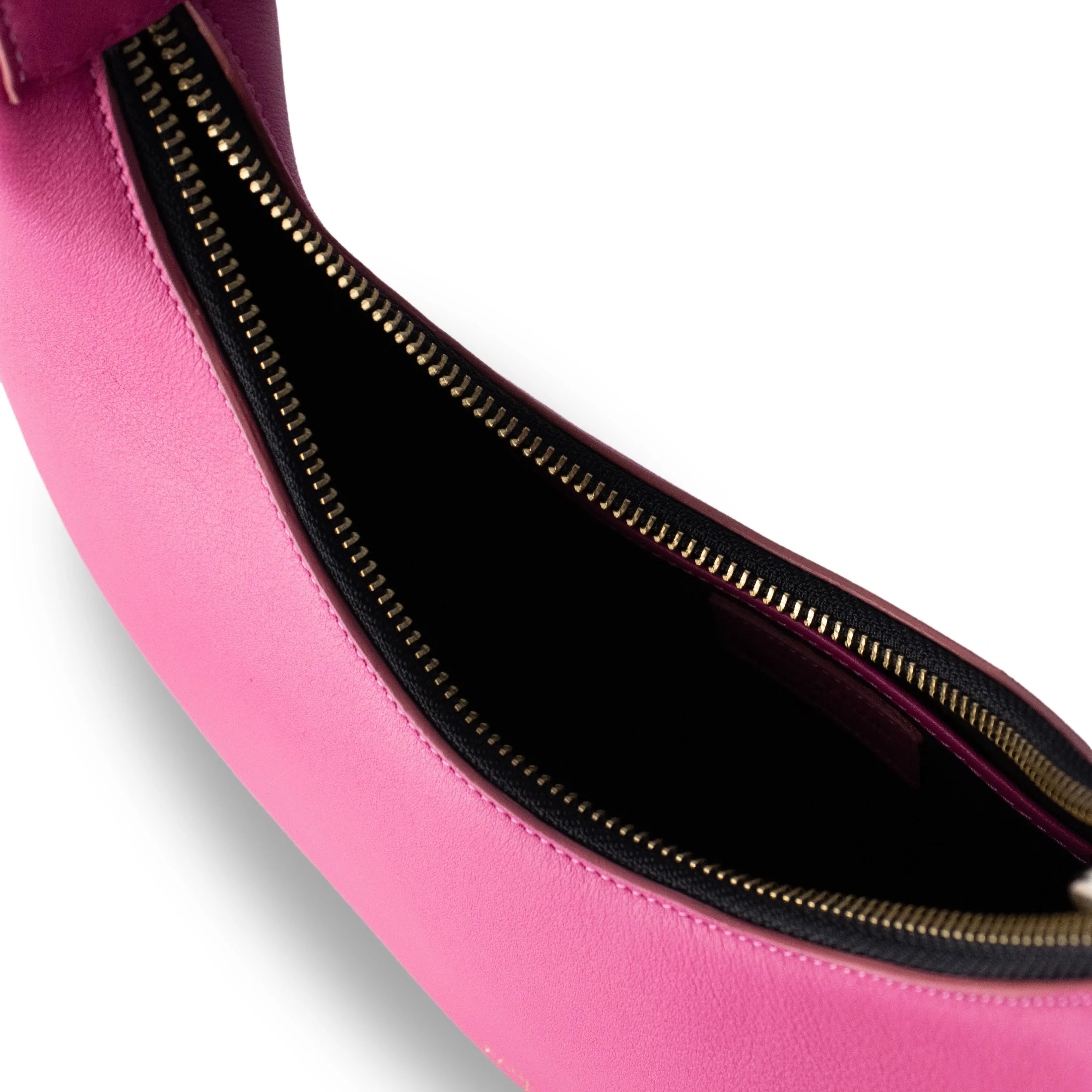 CROSS MOON - Sac bandoulière cross-body en cuir | Rose