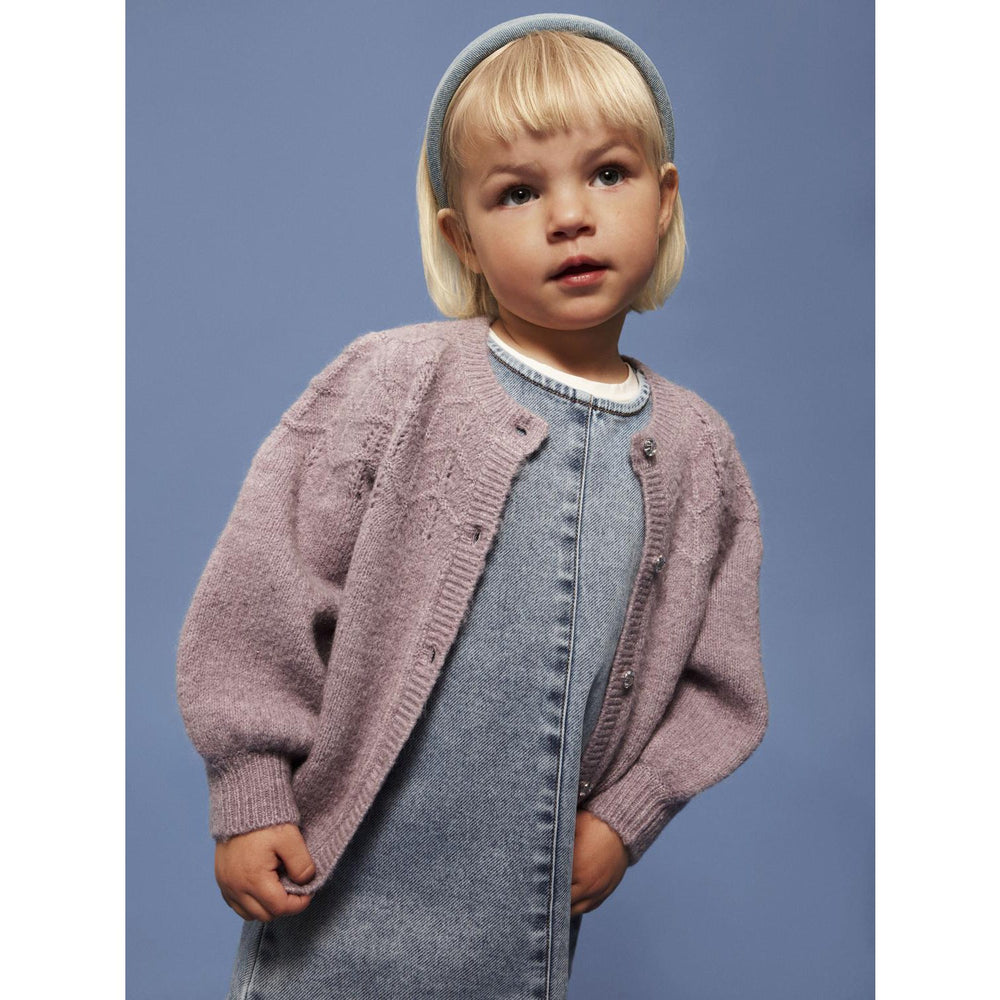 Køb Name It Lavender Gray Nmfbatrilla Ls Strik Card