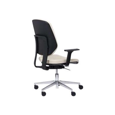 Fauteuil de bureau ROMEO - accoudoirs en option - bleu, base alu