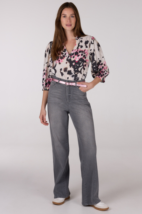 Juffrouw Jansen multi color dames blouse