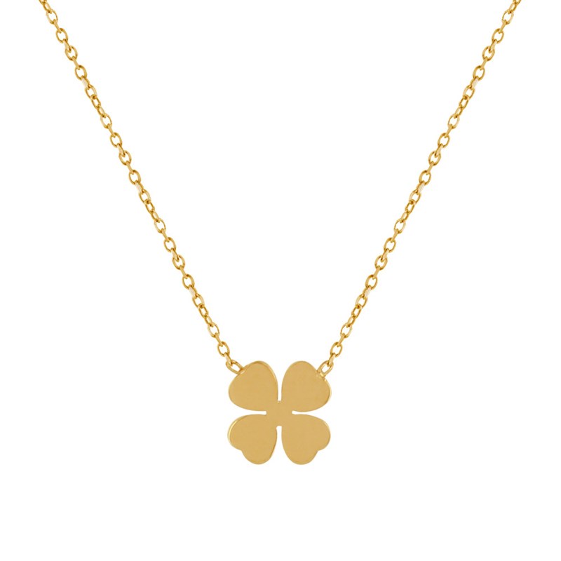 Collier Plaqué Or Petit Trèfle