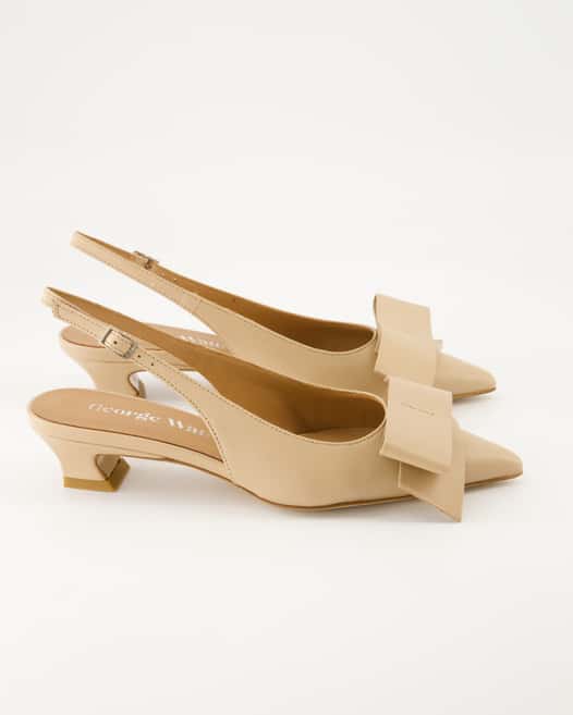 George Watts L5804 Slingpumps in Beige