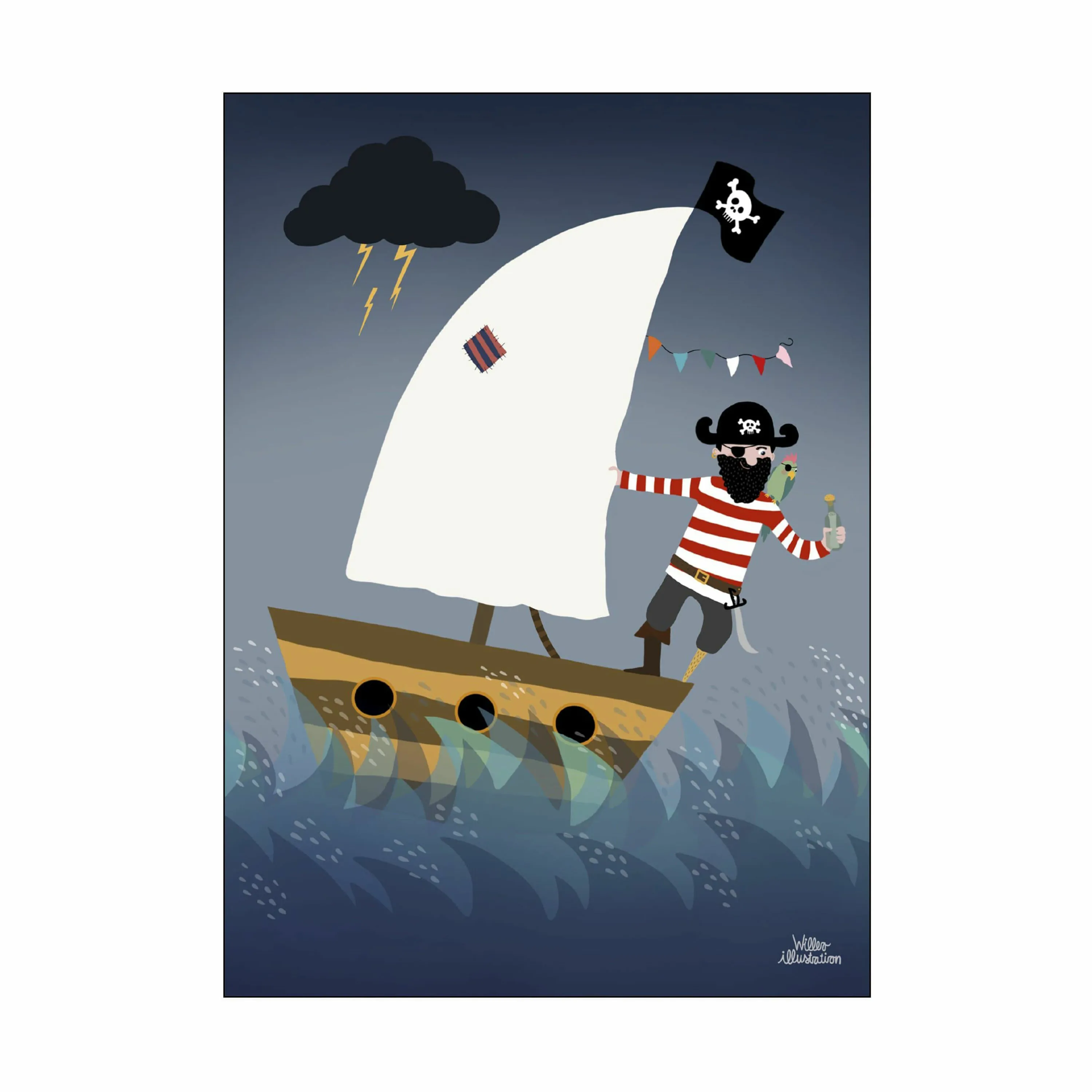 Poster&Frame Plakat - Treasure Hunt