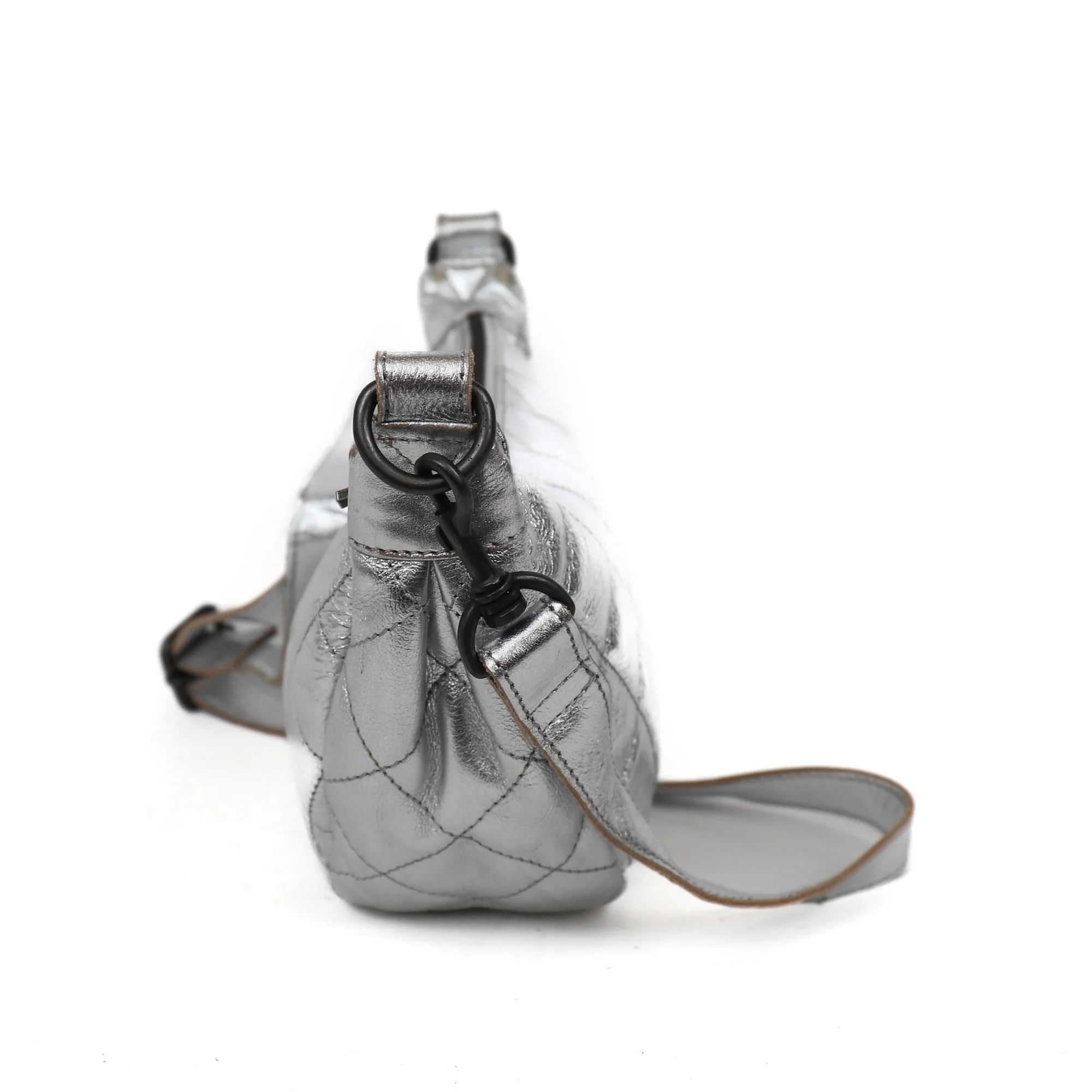 Bear Design Callisto Pelle Crossbody Tas Laura Silver CP3066