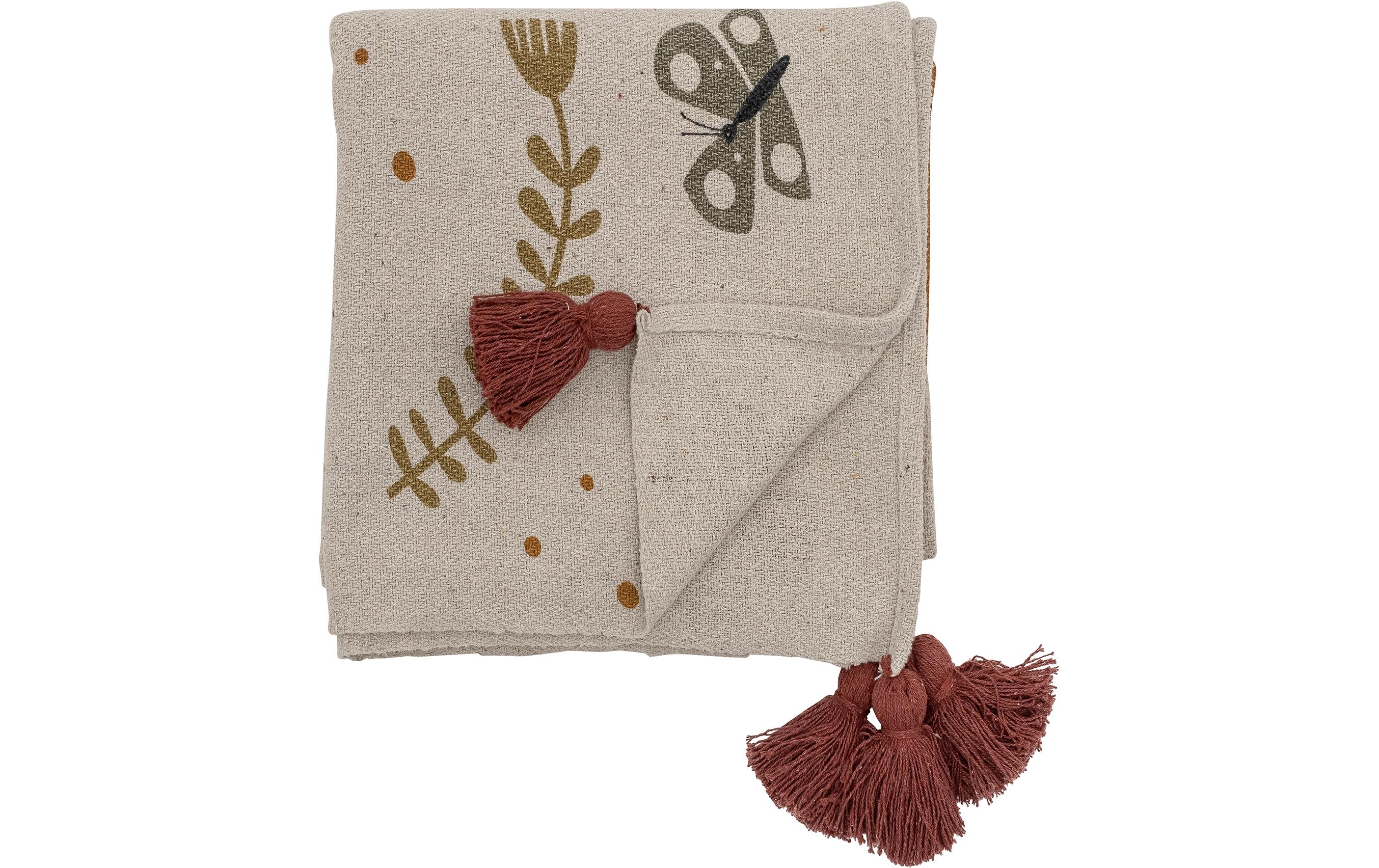 Kuscheldecke Bryn 160 x 130 cmDecke zum Kuscheln aus recycelter Baumwolle und Polyester