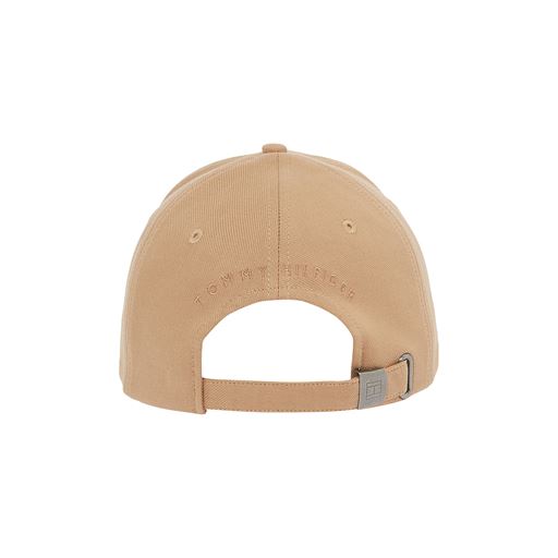 Tommy Hilfiger Flag Cotton 6 Panel Cap, Safari Canvas, One size