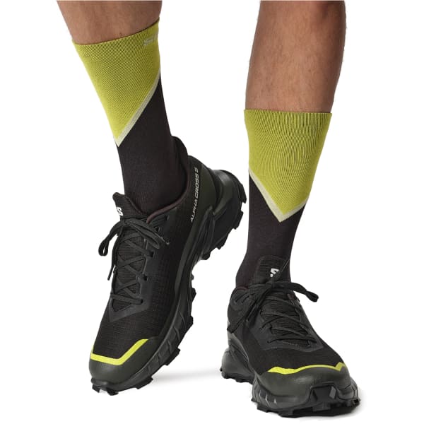 Chaussure trail SALOMON ALPHACROSS 5 GORE-TEX BLACK/PEAT/SULPHUR SPRING