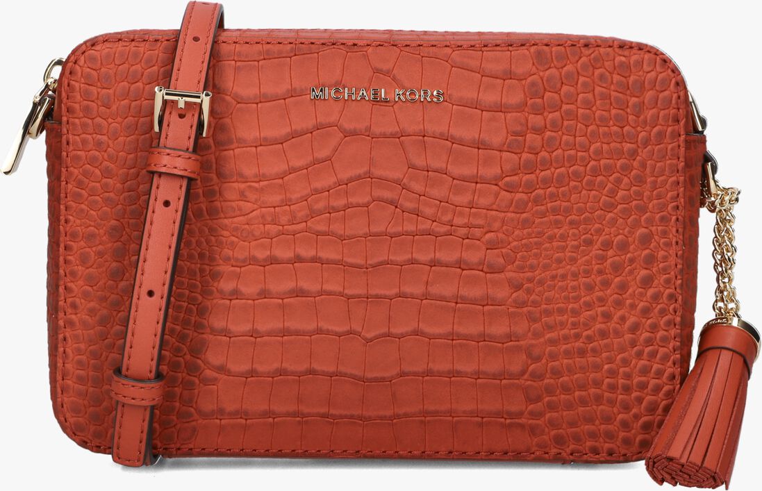 MICHAEL KORS oranje michael kors schoudertas md camera bag w pckt