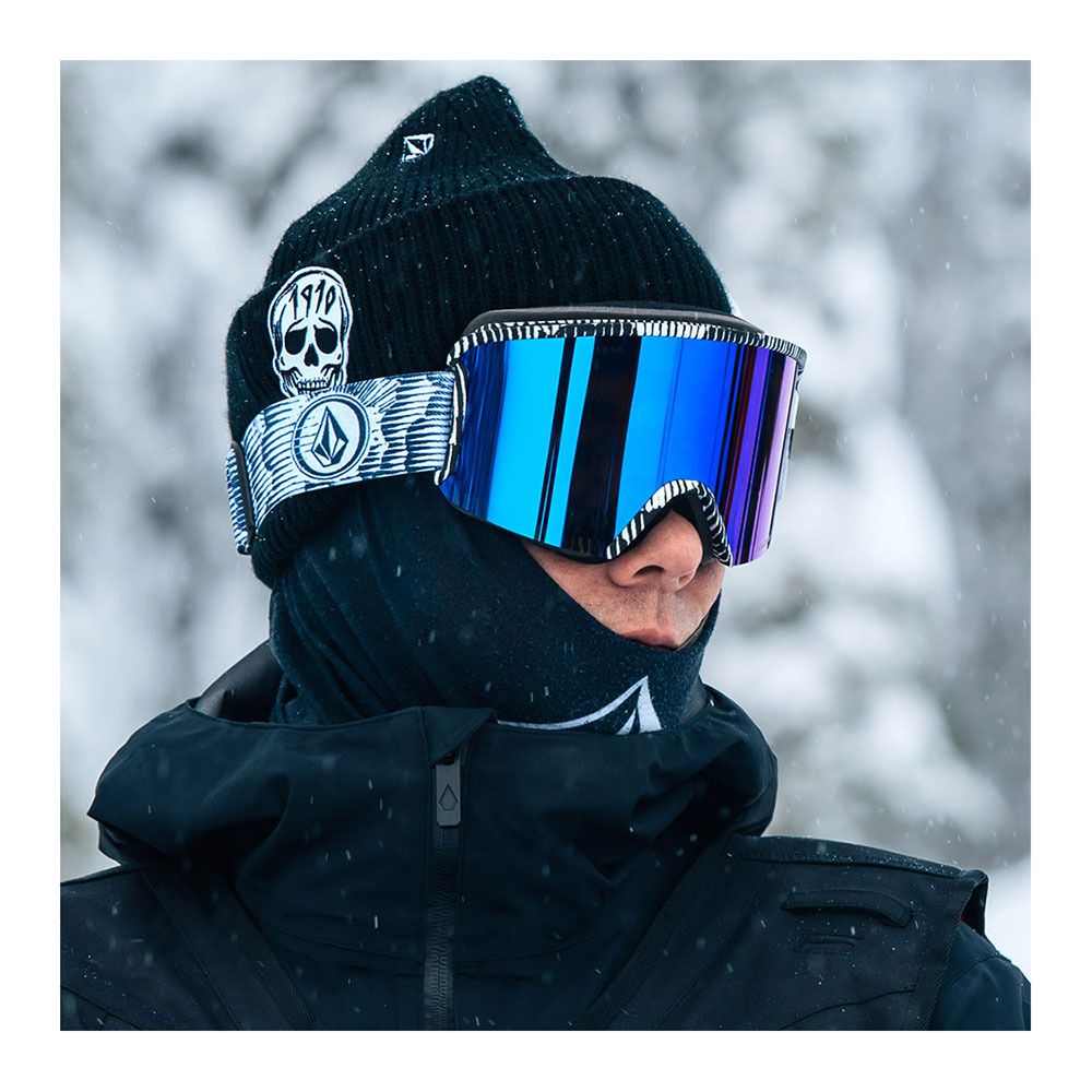 Volcom GARDEN - Masque ski Homme jamie lynn/blue chrome