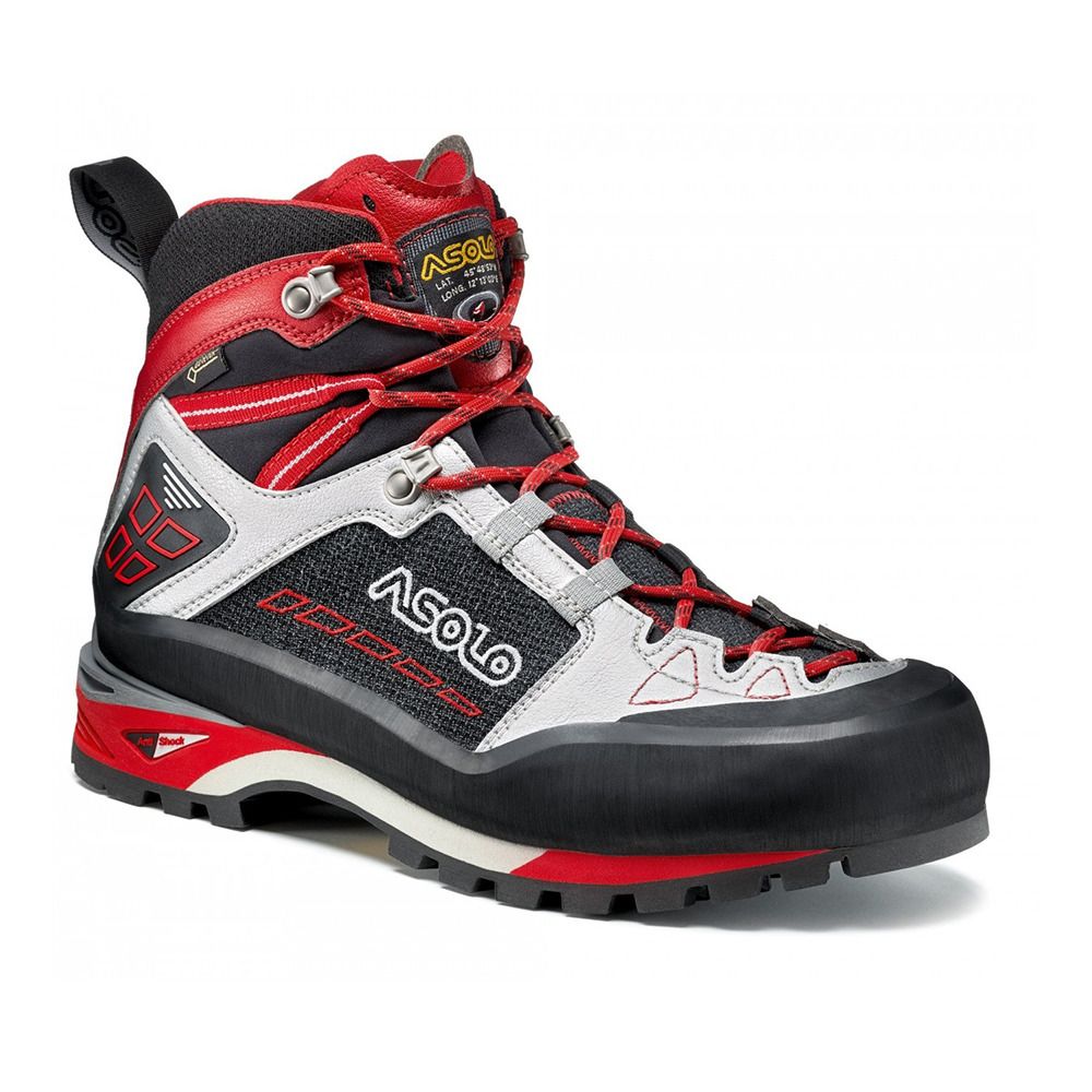 Asolo FRENEY MID GV - Chaussures alpinisme Homme nero/argento