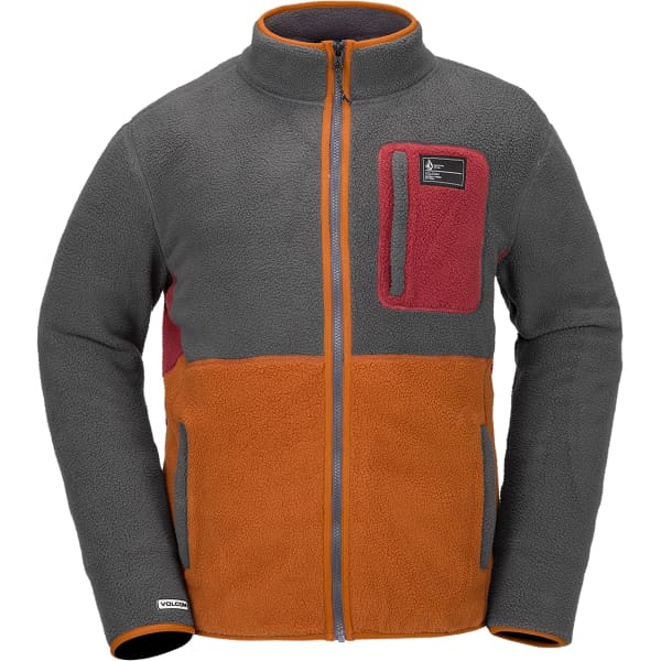 Veste polaire snowboard VOLCOM FLEECER FULL ZIP CHARCOAL