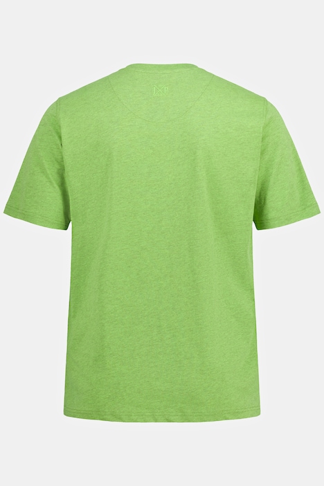 T-Shirt, Halbarm, Melange-Jersey