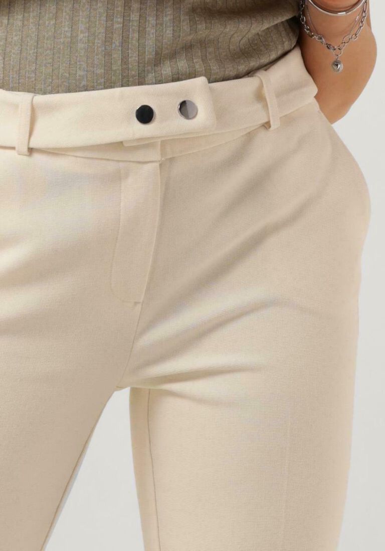 AAIKO ecru aaiko pantalon flarene vis 420