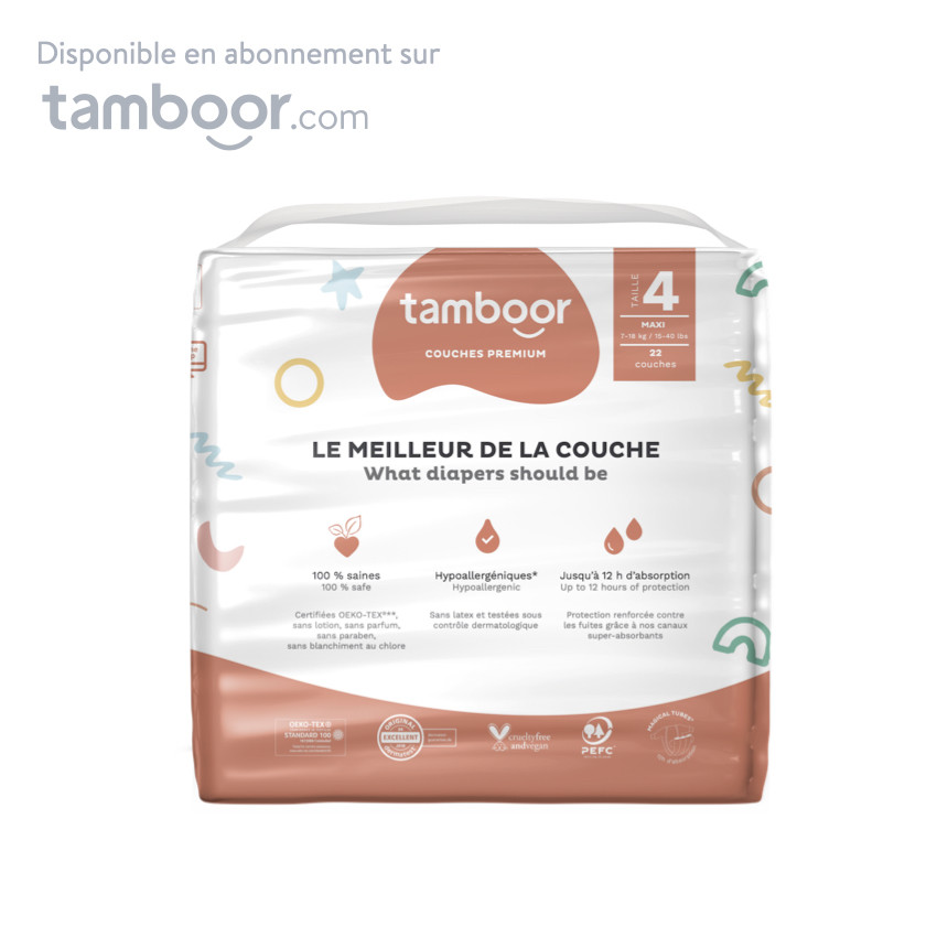Couche Premium T4 Maxi (7-18kg) - x22