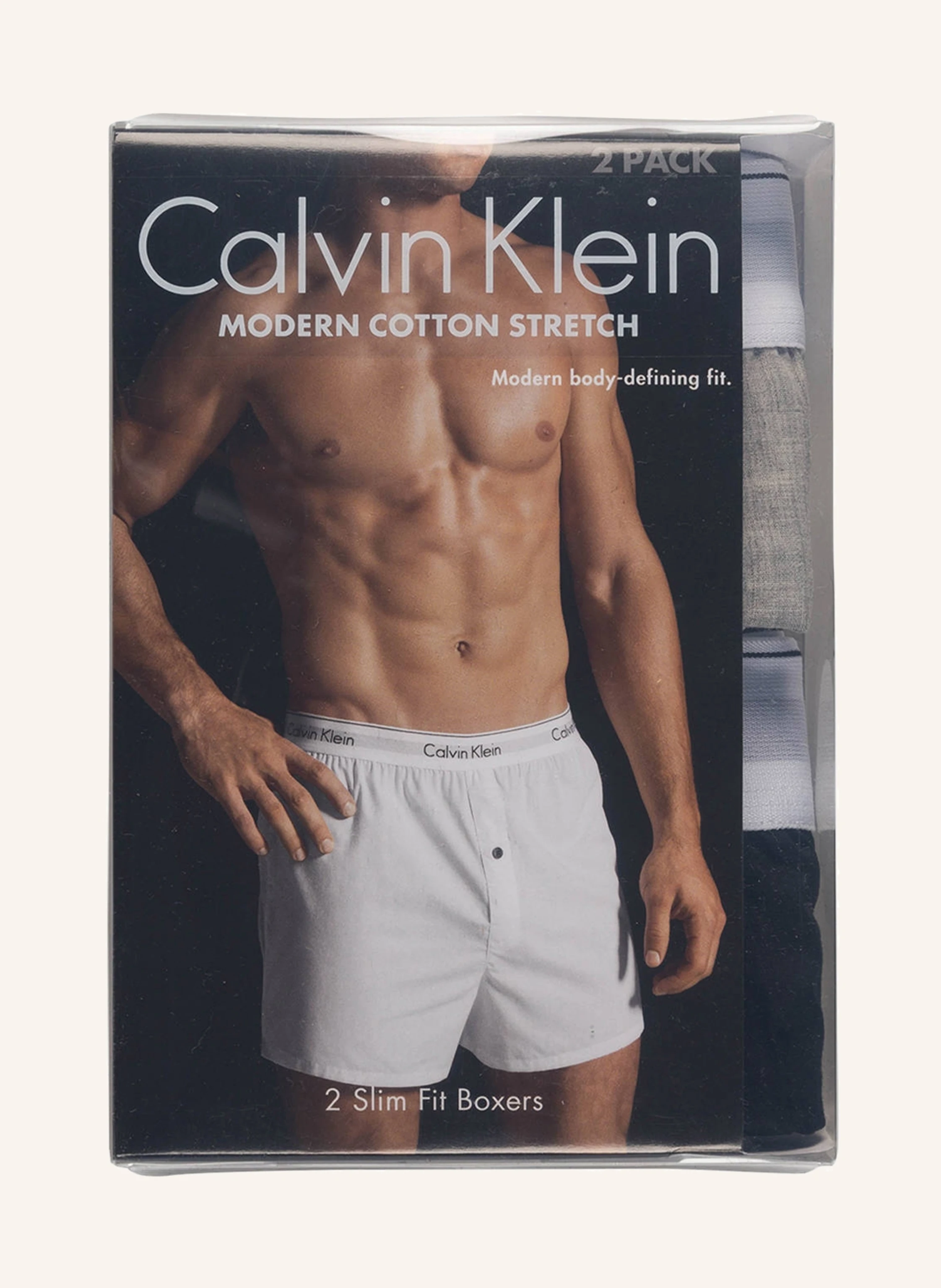 Calvin Klein 2er-Pack Web-Boxershorts MODERN COTTON STRETCH