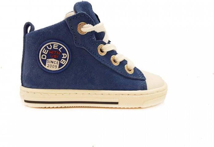 Develab 45005 623 Blue Suede Sneakers hoge sneakers